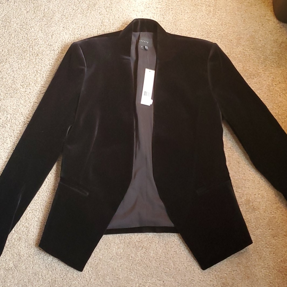 Brand new velvet theory blazer